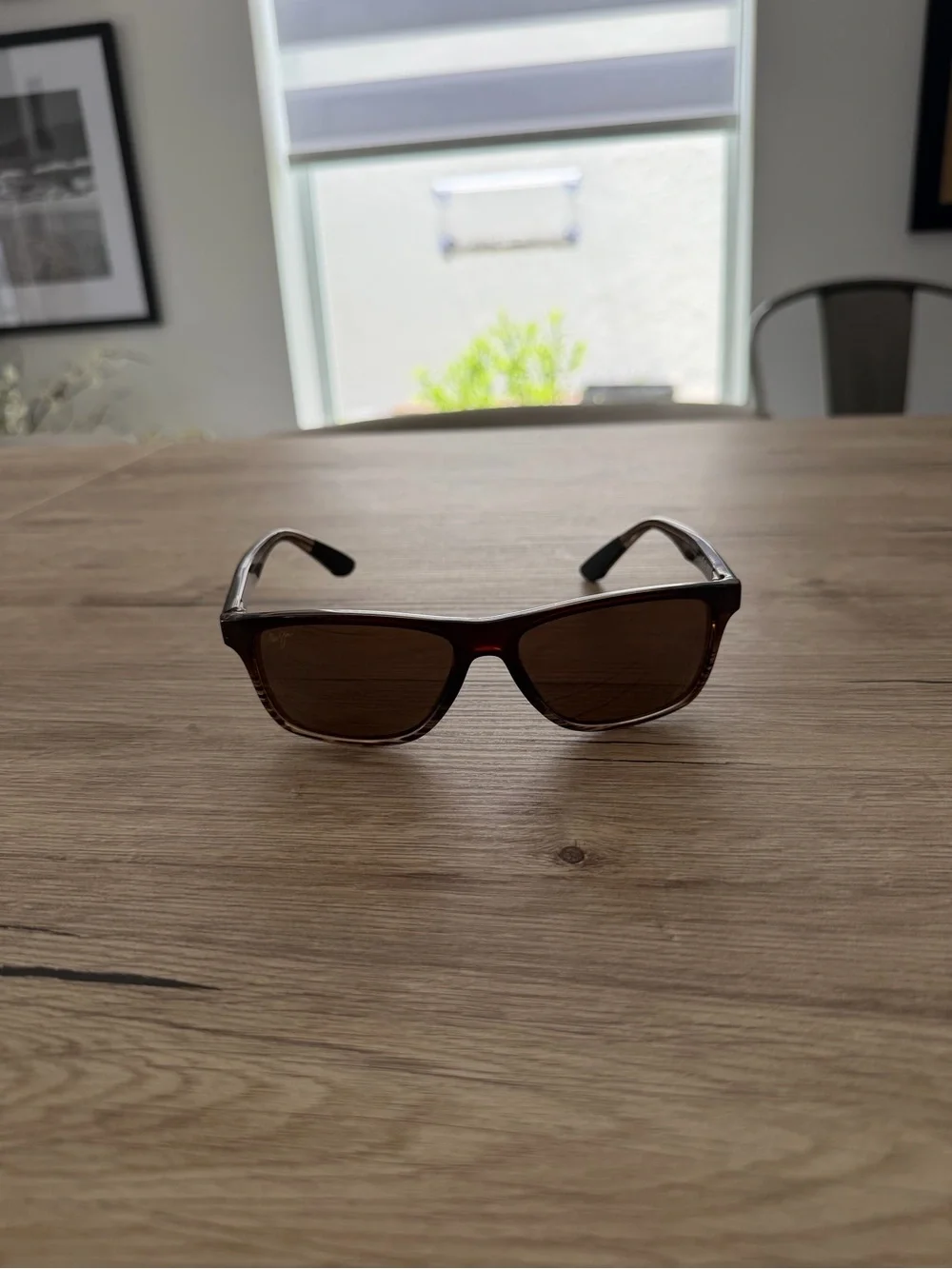 Maui Jim ONSHORE Chocolate Fade POLARIZED HCL Bronze Lens Sunglass H798-01